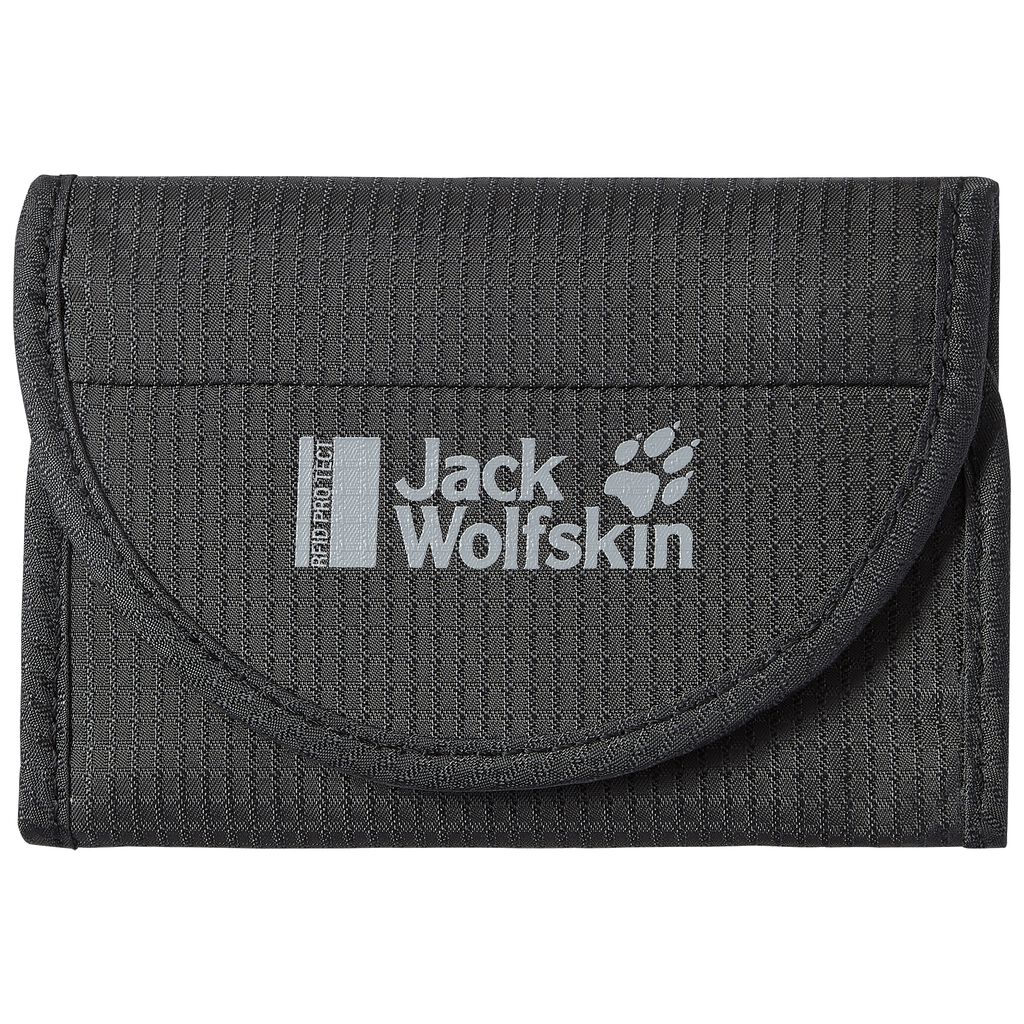 Jack Wolfskin CASHBAG RFID πορτοφόλι ανδρικα μαυρα | GR4613577